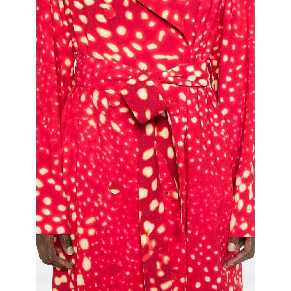 Dries Van Noten Red Coats - Double Breasted & Peacoats Women - 2