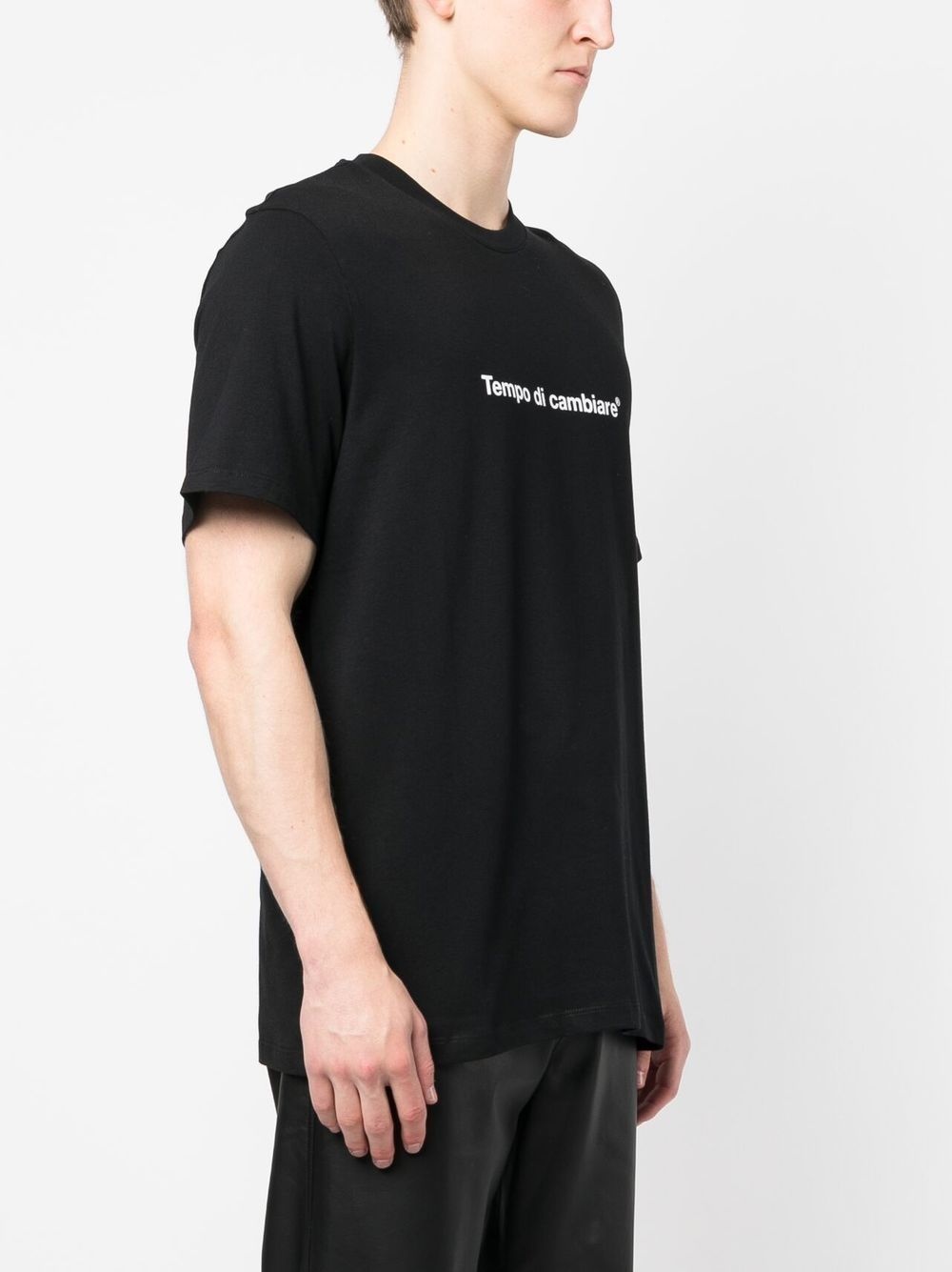 slogan-print cotton T-Shirt - 3