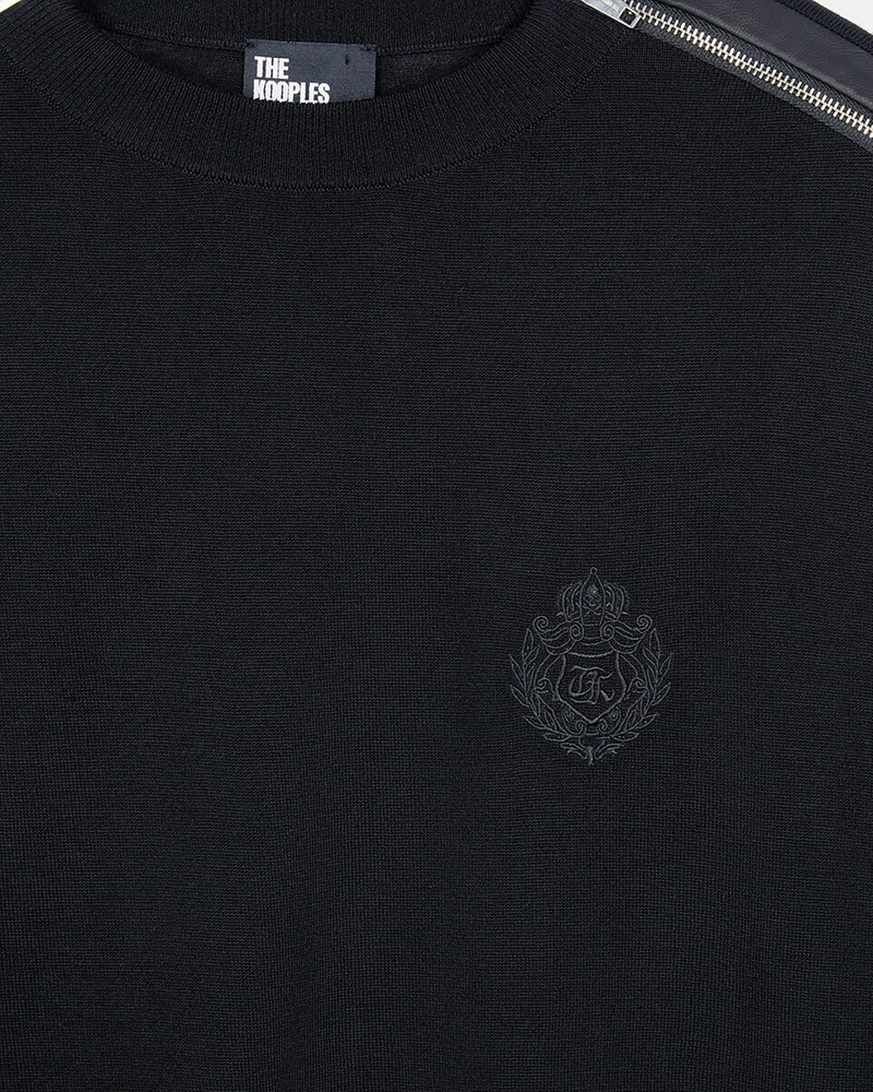 BLACK MERINO WOOL SWEATER 7