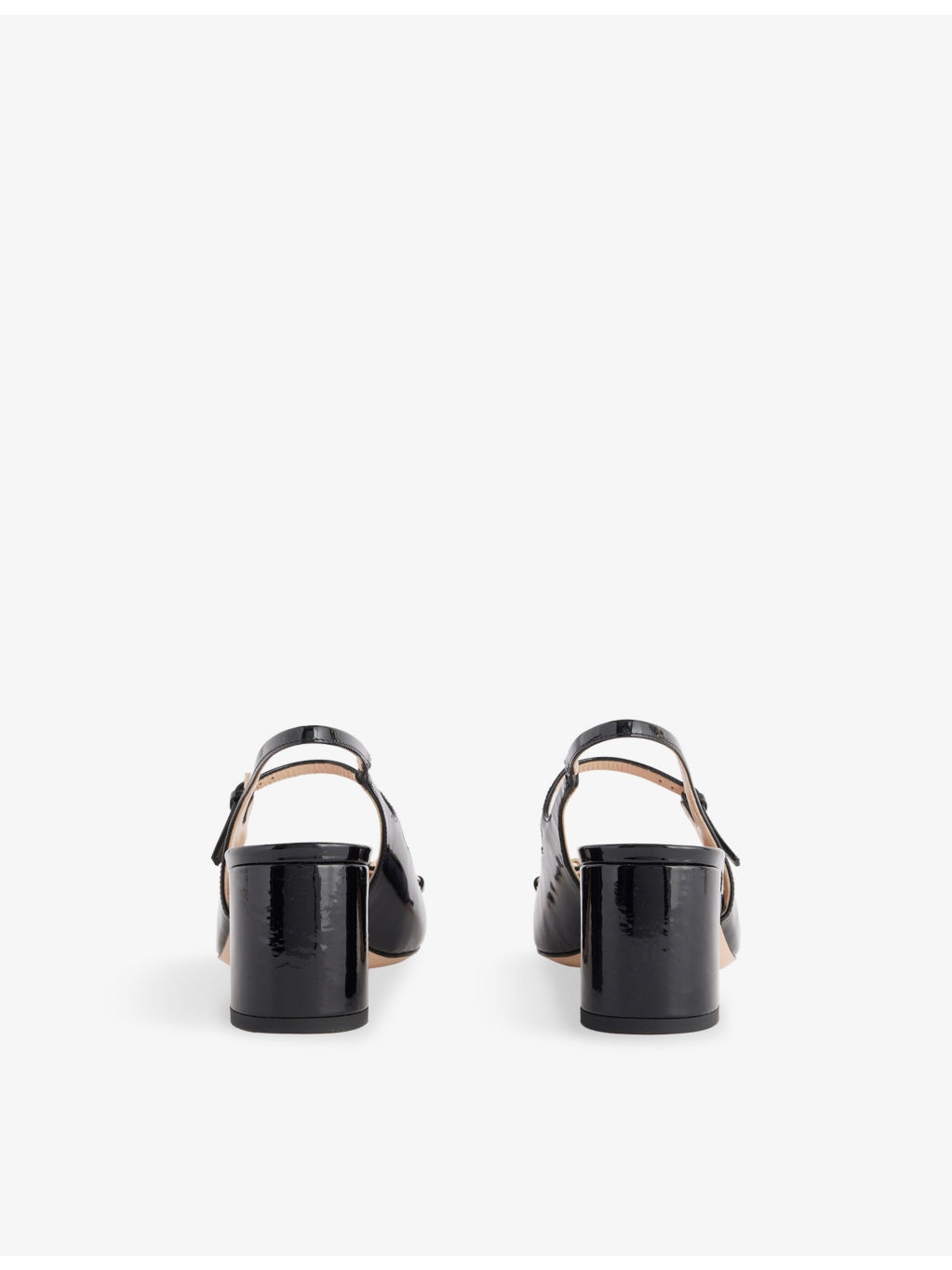 Mary Jane Horsebit Patent-Leather Heels - 4
