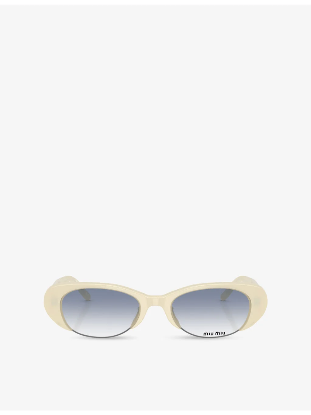 MU C05SU Oval-Frame Acetate Sunglasses - 1