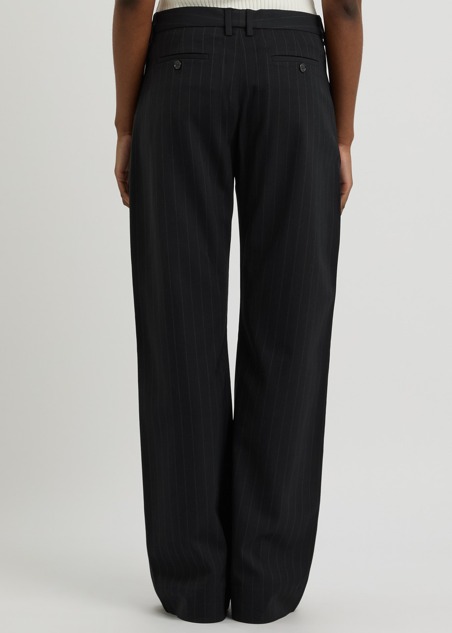 Acne Studios Pinstriped Straight-leg Twill Trousers - 3