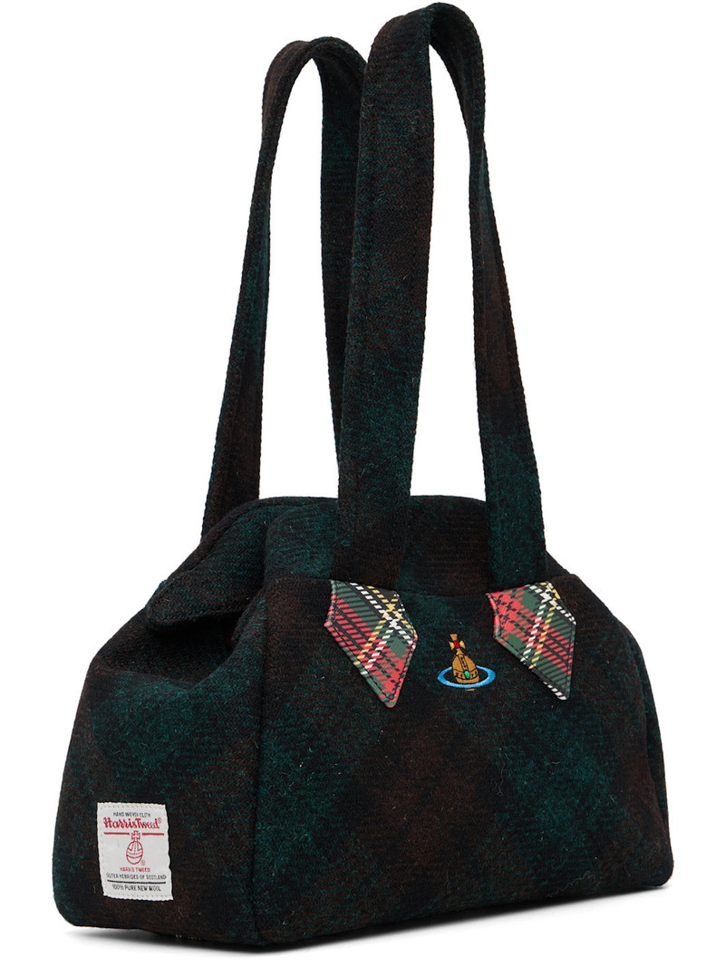 Vivienne Westwood Green Yasmine Medium Archive Tote outlook