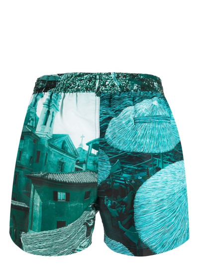Paul Smith graphic-print swim shorts outlook