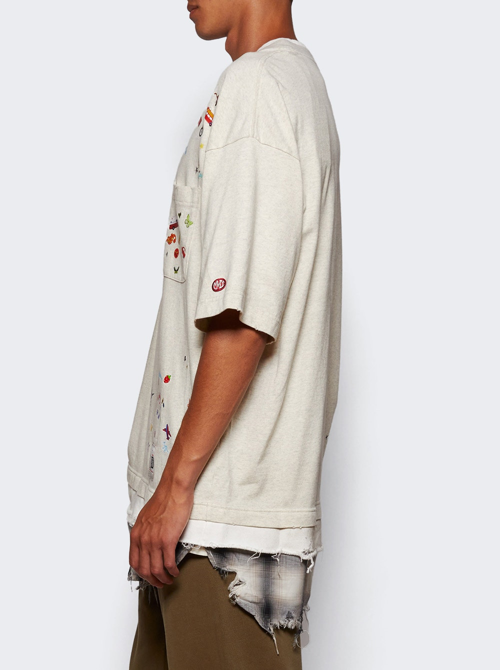 Triple Layered Tee White - 3