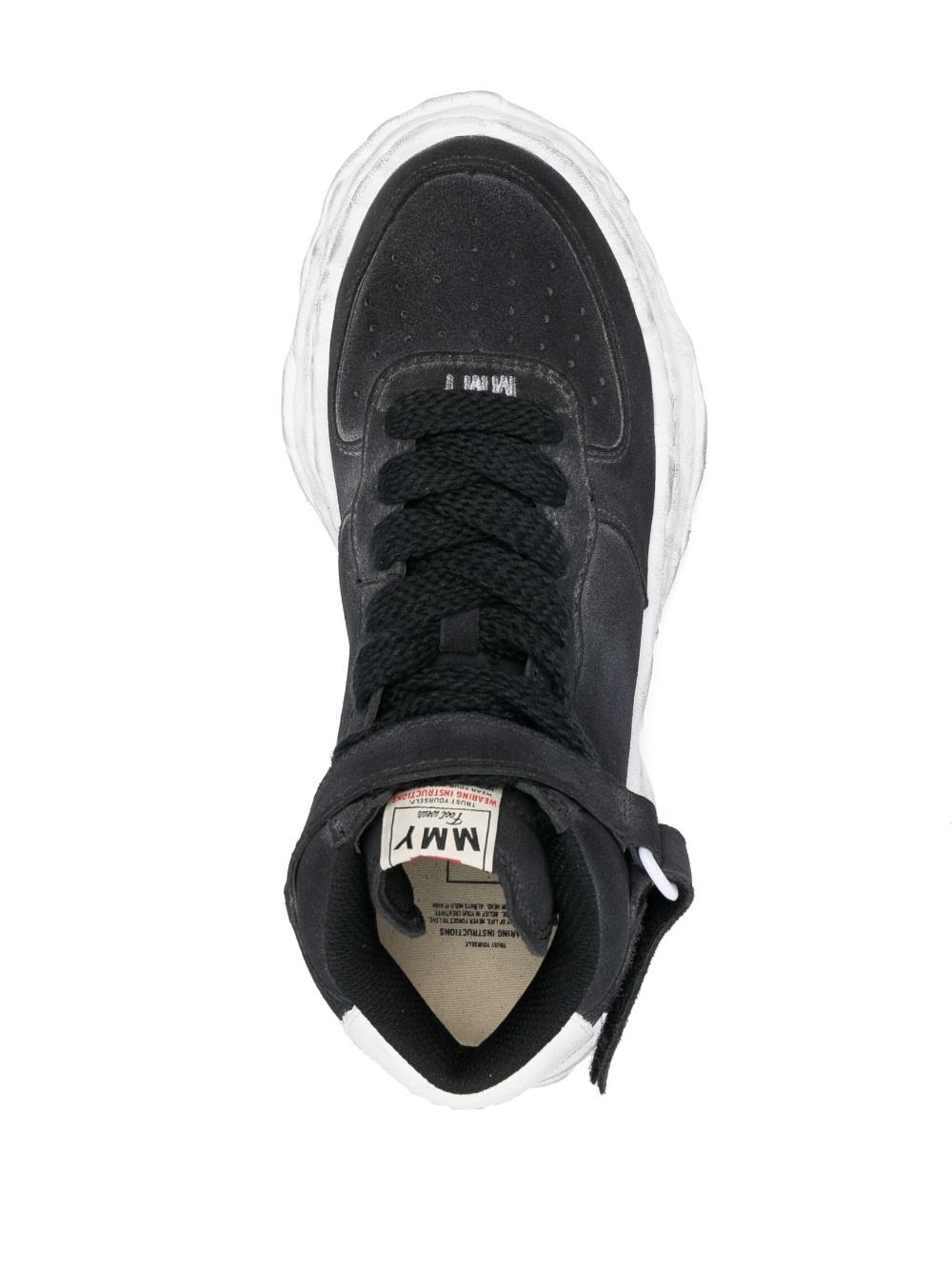Wayne brushed-effect chunky sneakers - 6