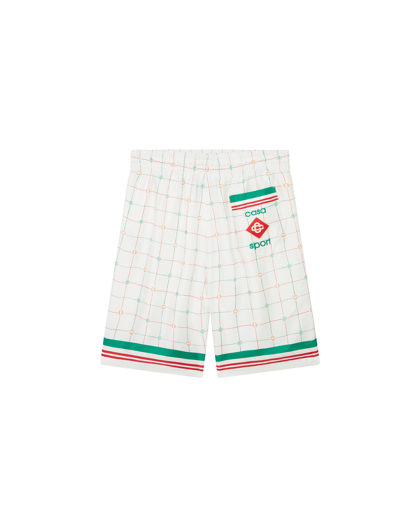 Tennis Club Check Silk Shorts - 2