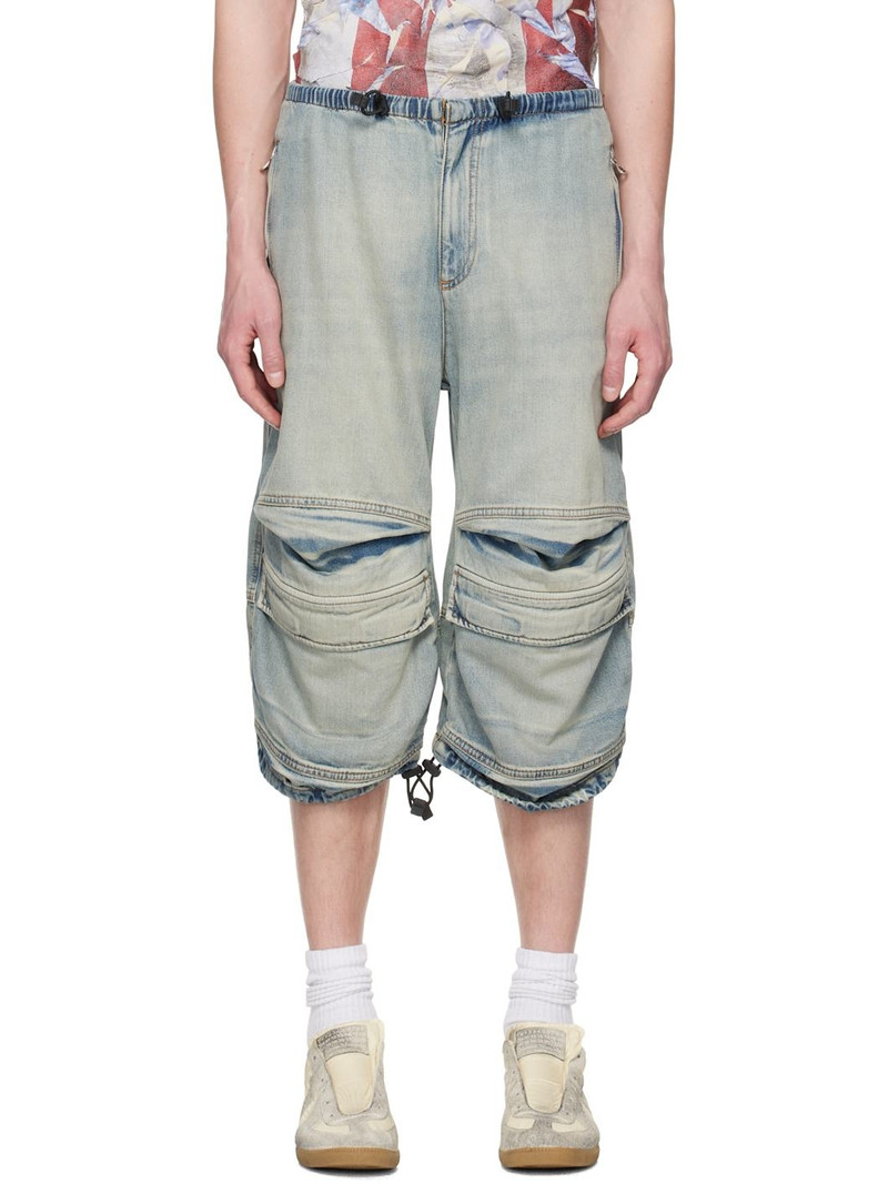 Blue D-Dayetz-S Denim Shorts - 1