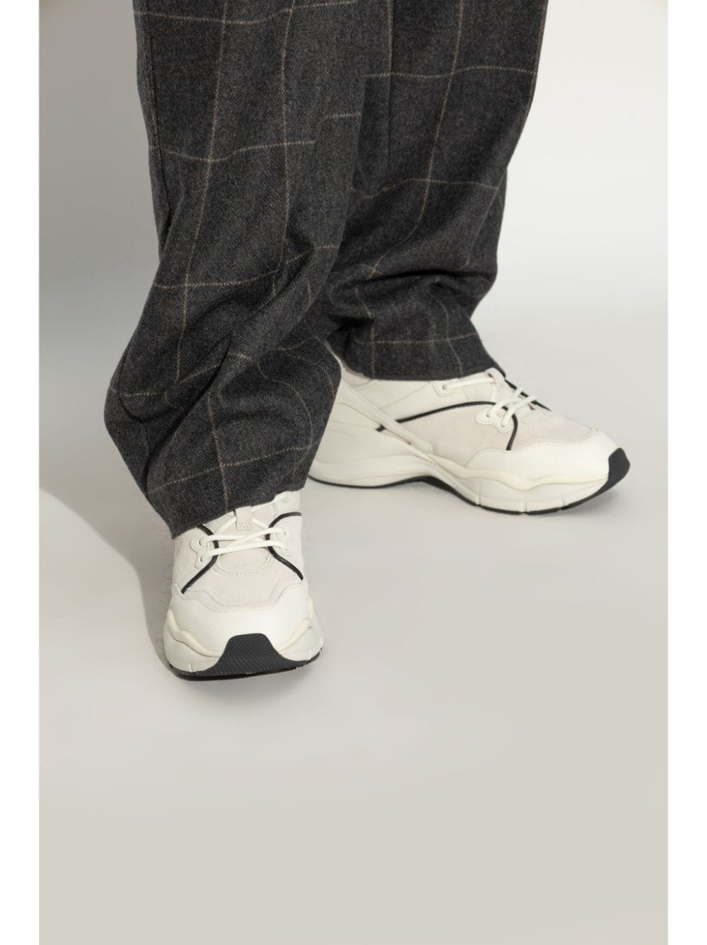 panelled sneakers - 2