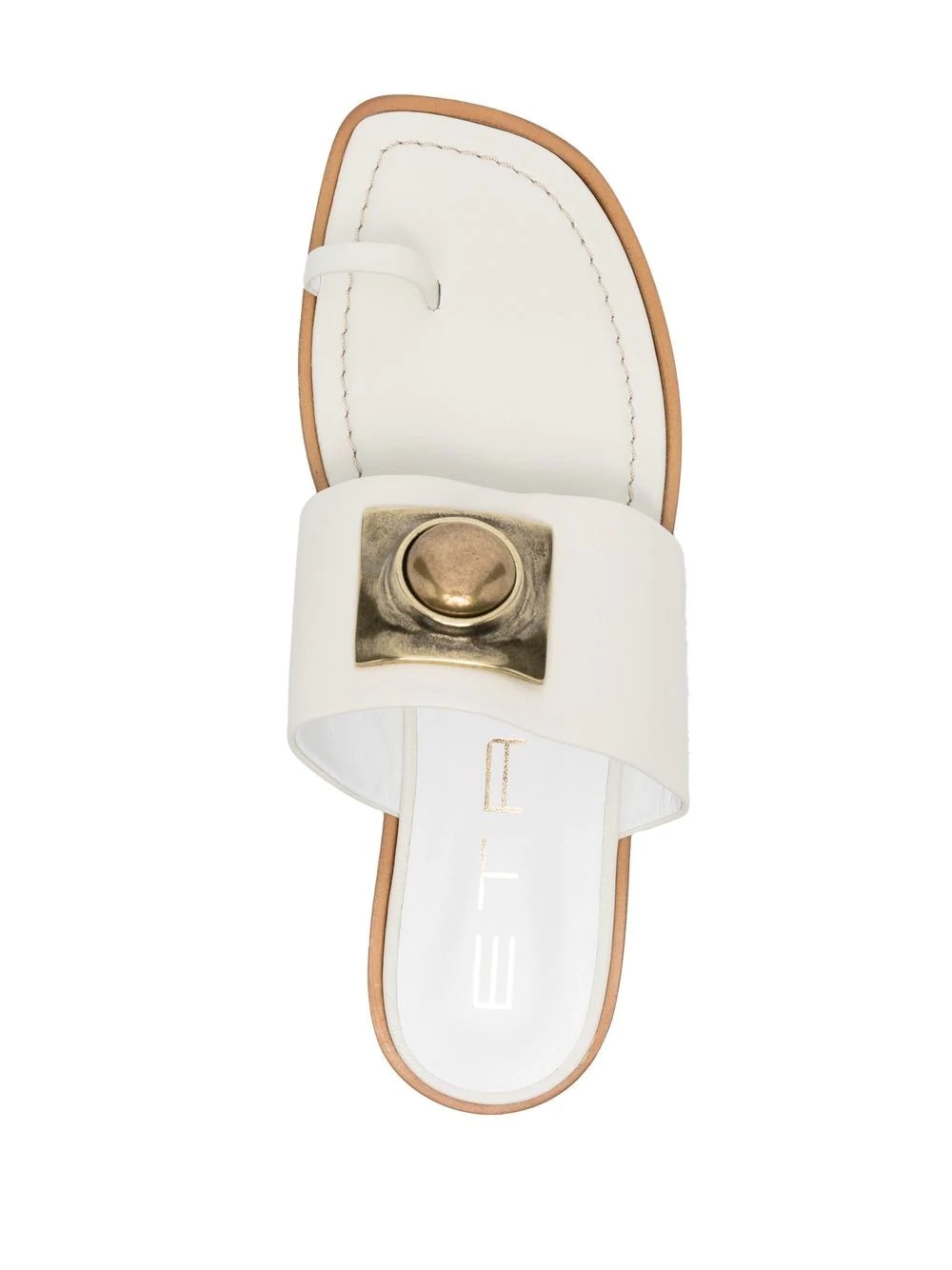 ball-stud toe-strap sandals - 4