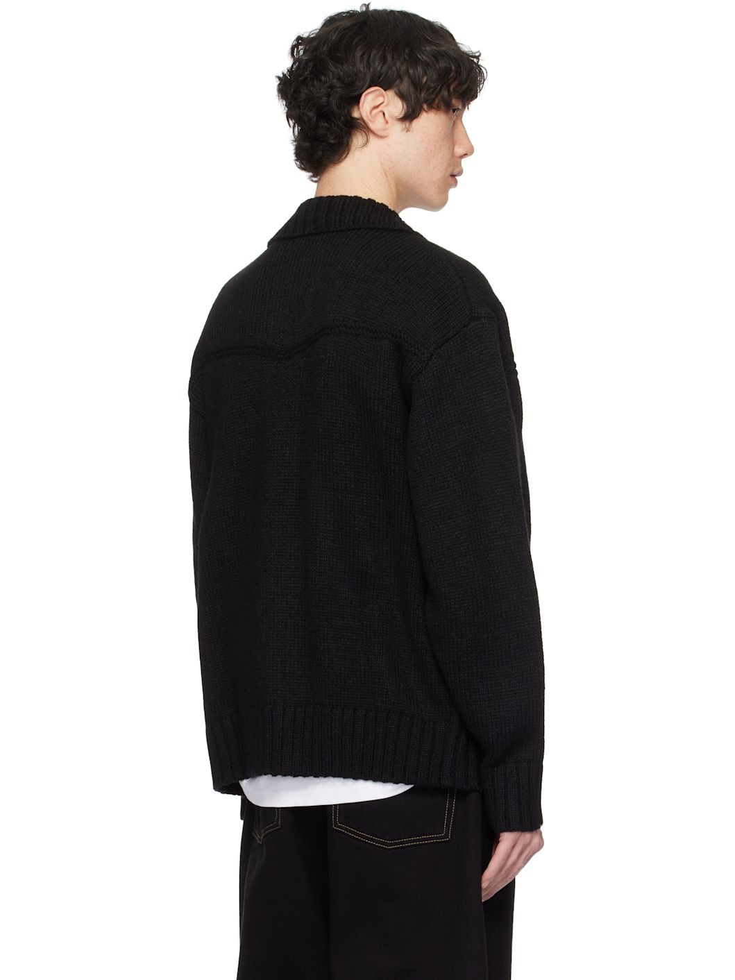 Black Santa Fe Cardigan - 3