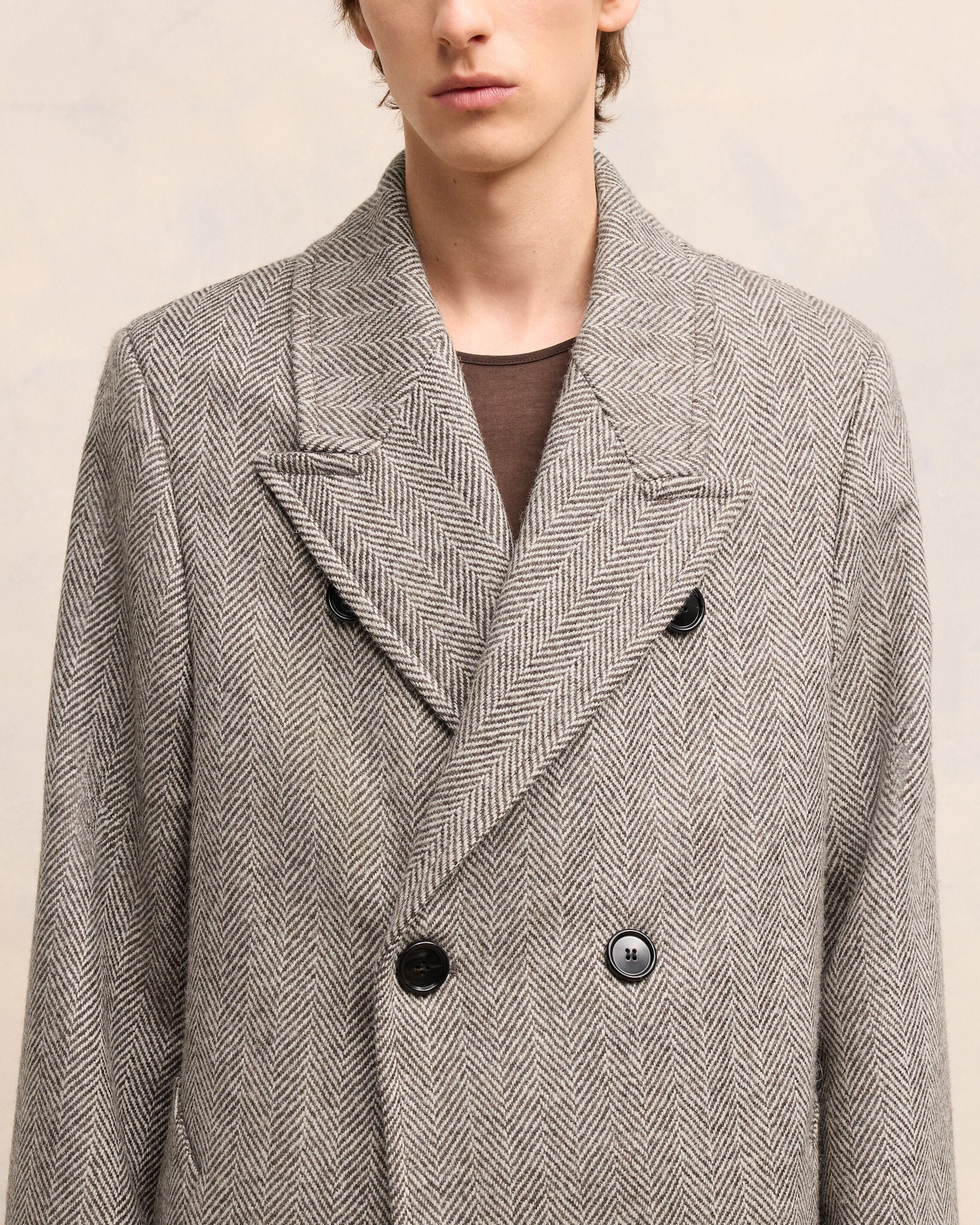 DOUBLE BREASTED COAT - 4