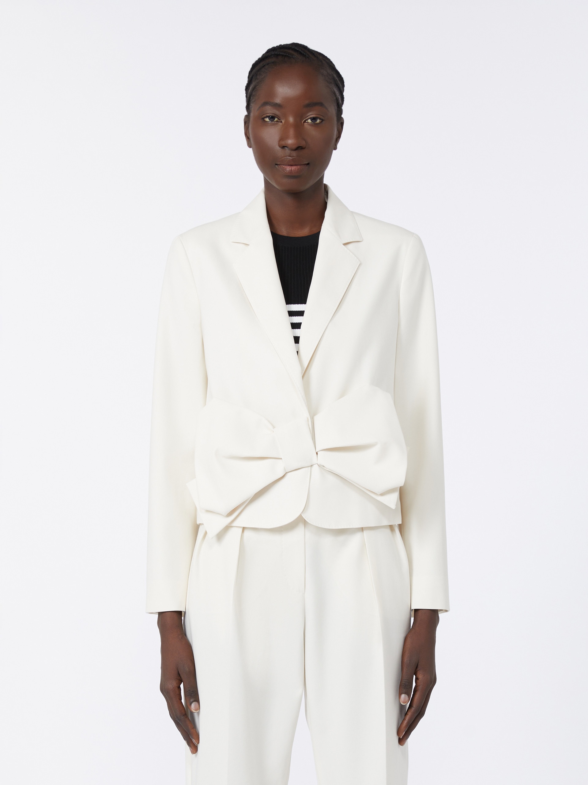 ASTURIE Cotton twill cropped jacket - 3