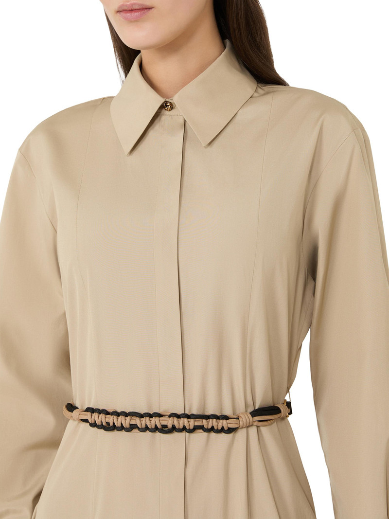 Women's Long Poplin Shirt Dress - Colonial 5