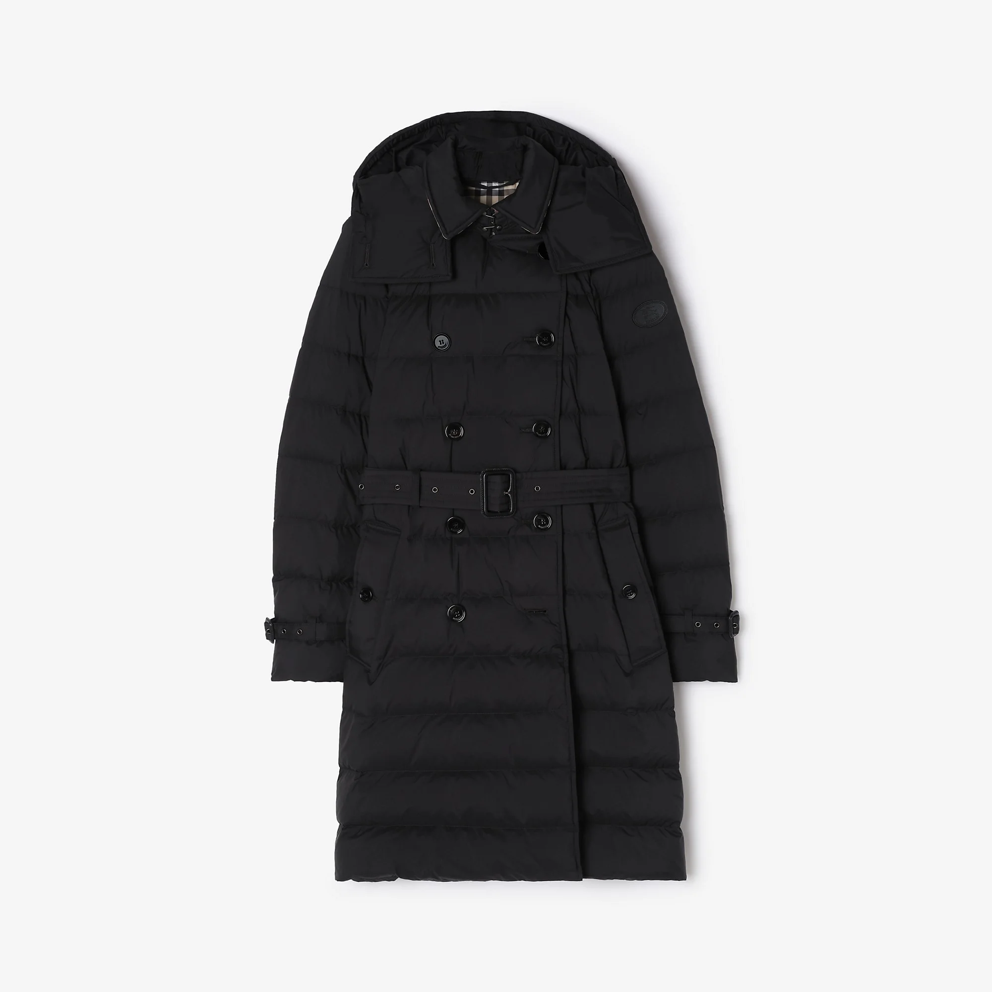 Mid-length Nylon Audley Puffer Coat - 1