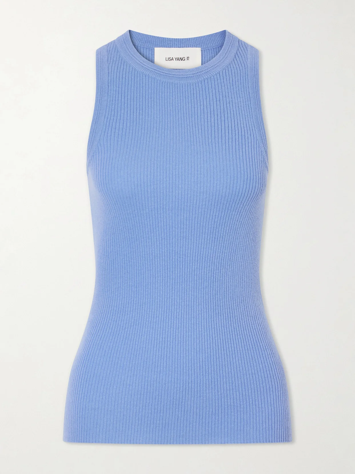 Amya Ribbed Cotton And Cashmere-blend Tank Top - 1