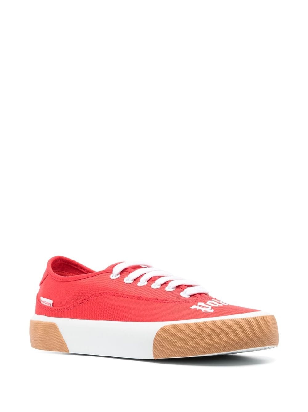 logo-print lace-up sneakers - 2