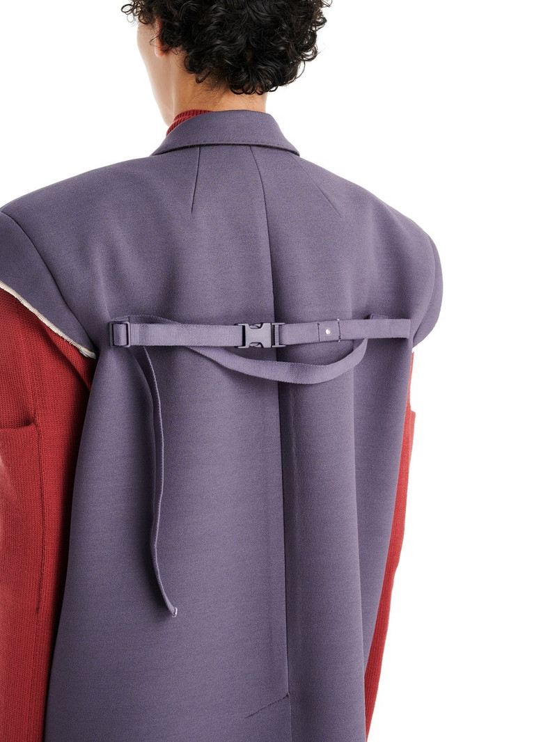 Jumbo Tatlin Coat in Purple 4