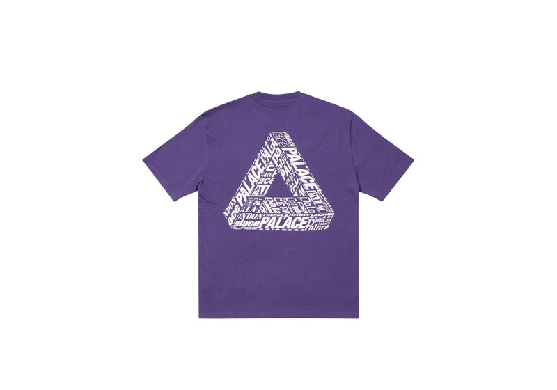 TRI-TEXT T-SHIRT PURPLE - 1