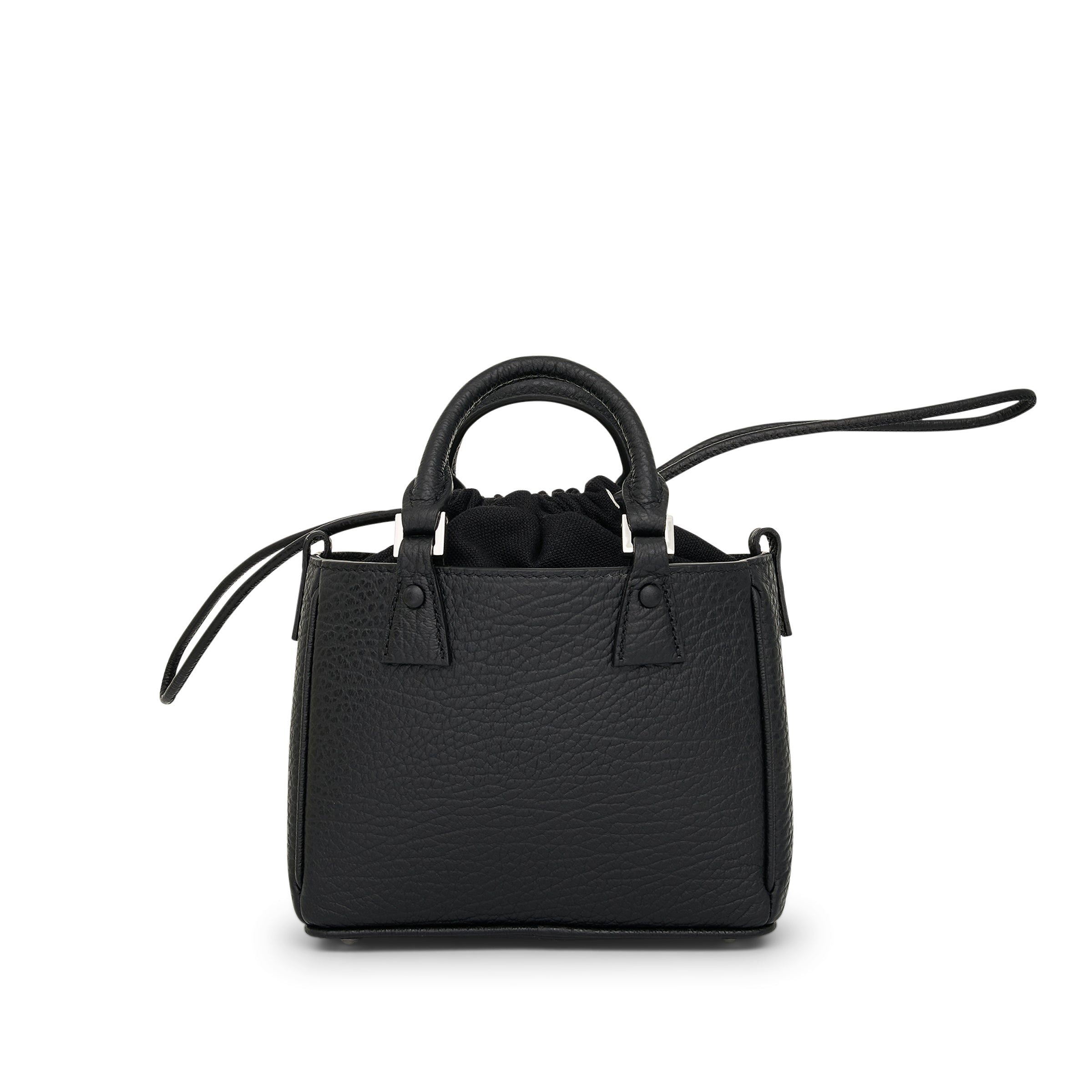 5AC Horizontal Tote Bag in Black - 4
