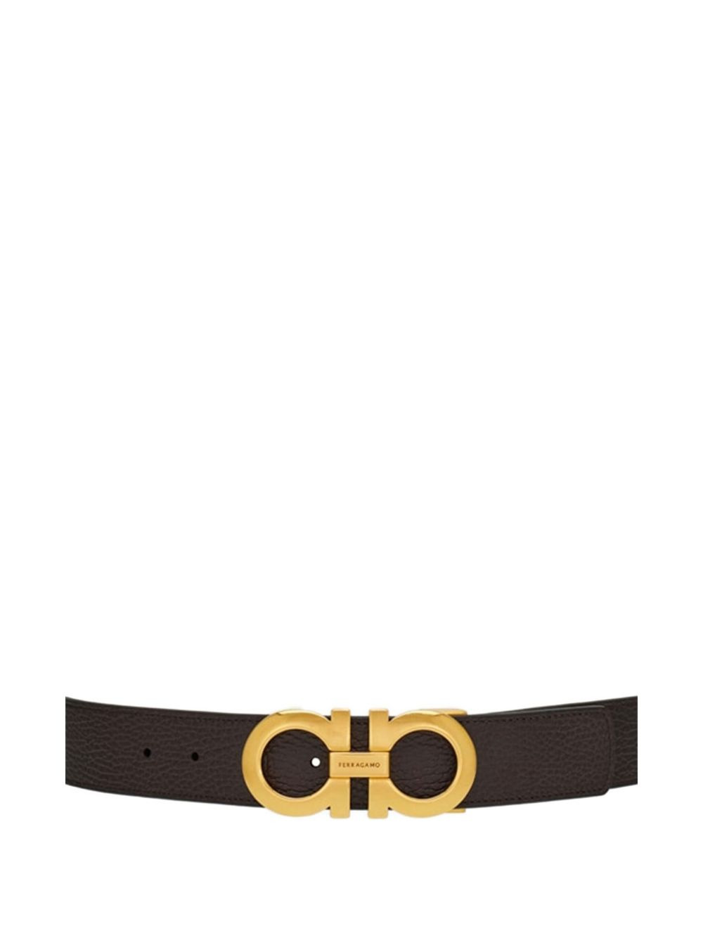 Gancini leather belt - 3