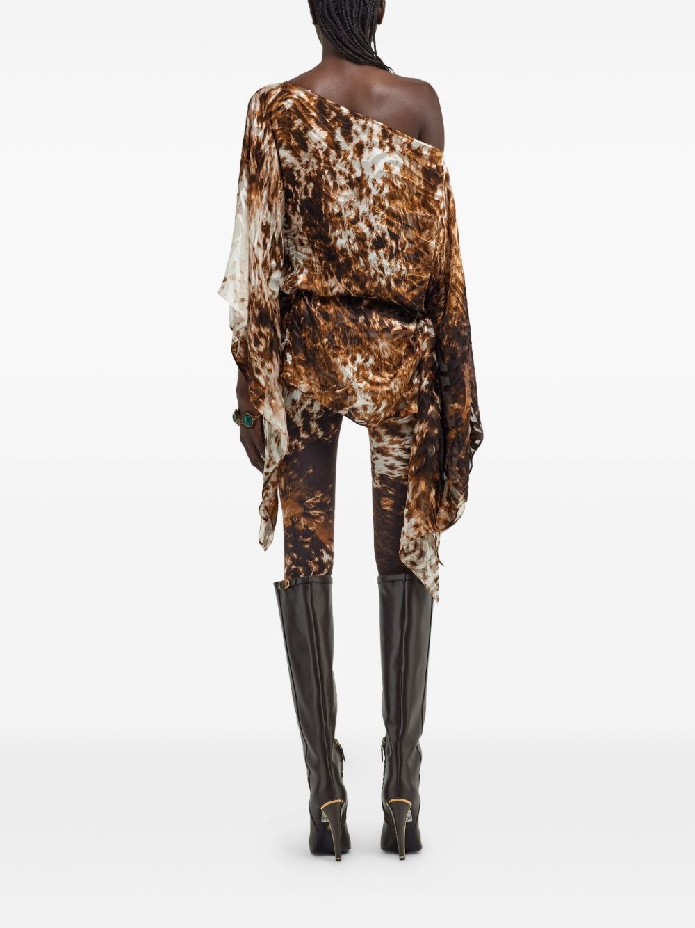 Appaloosa-print kaftan - 5