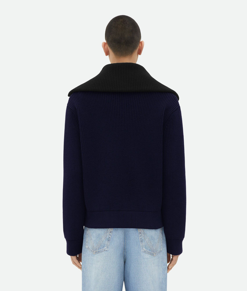 Heavy Wool Ribbed Cardigan 3