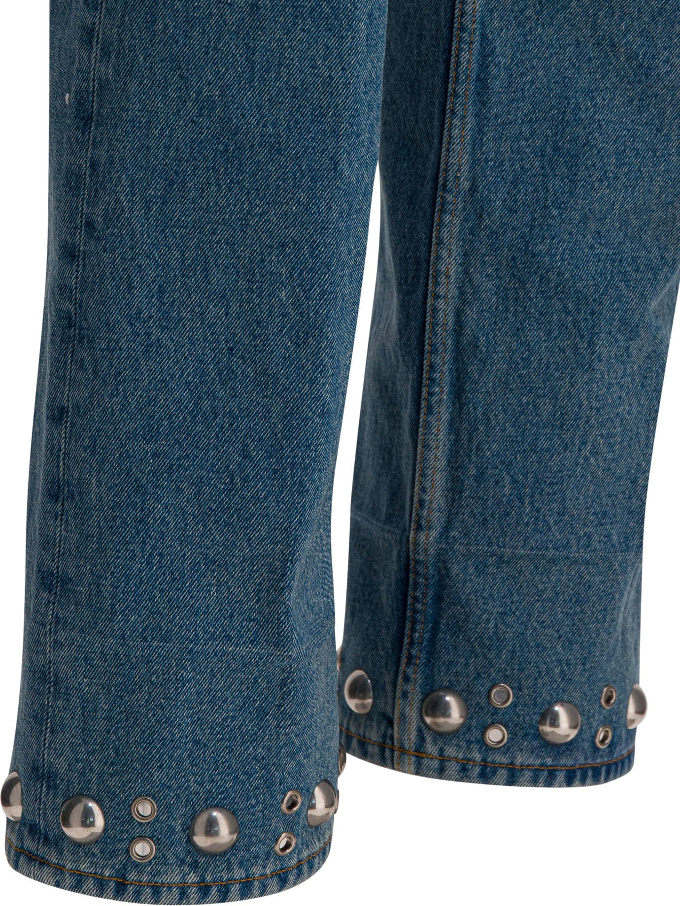 With Cabochons Jeans Light Blue - 4