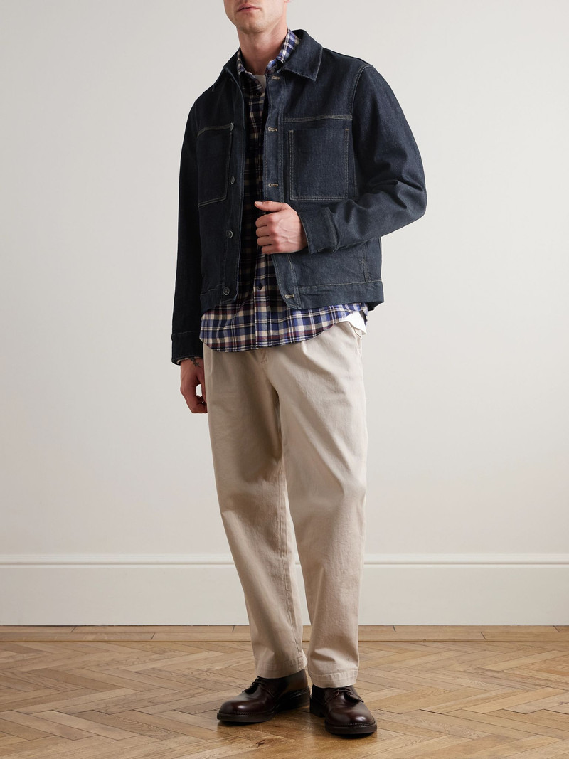 BARENA Denim Jacket Navy outlook