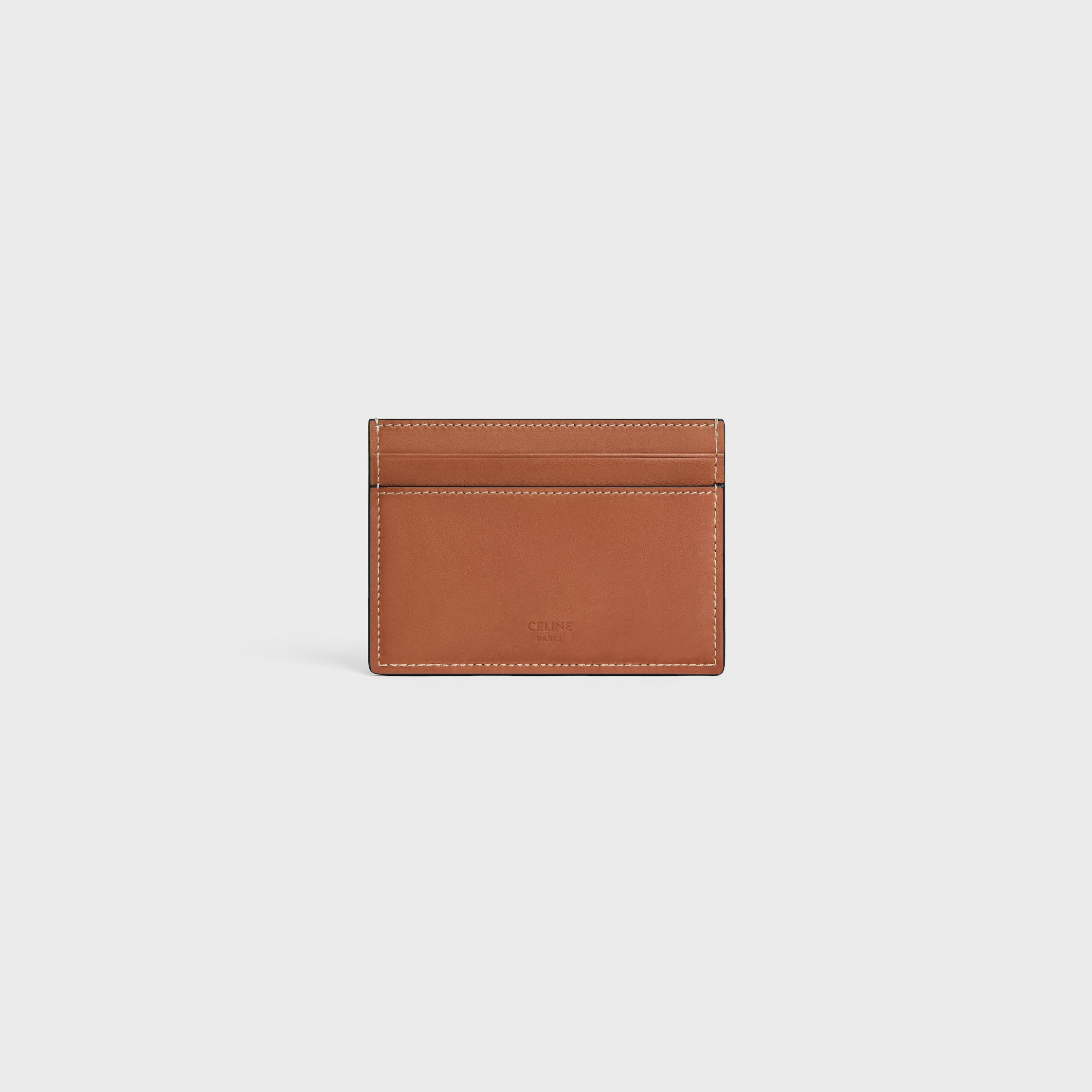 CARD HOLDER IN Natural calfskin - 3
