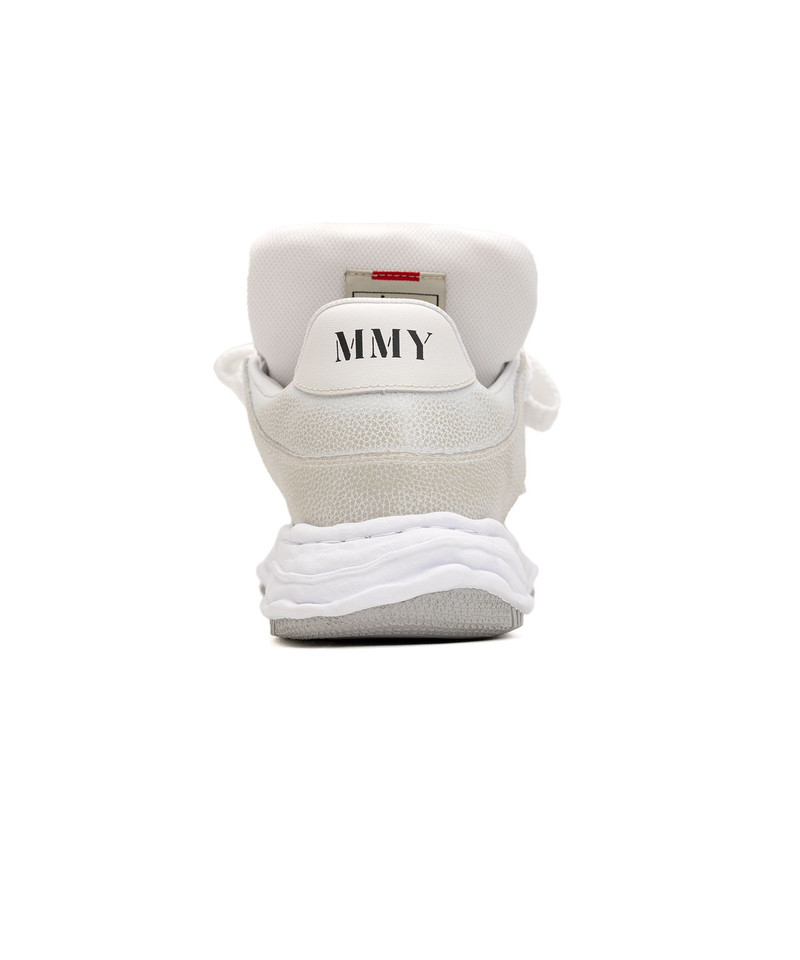 "WAYNE PUFFER" OG Sole Brushed Shrink Leather Low-top Sneaker 6