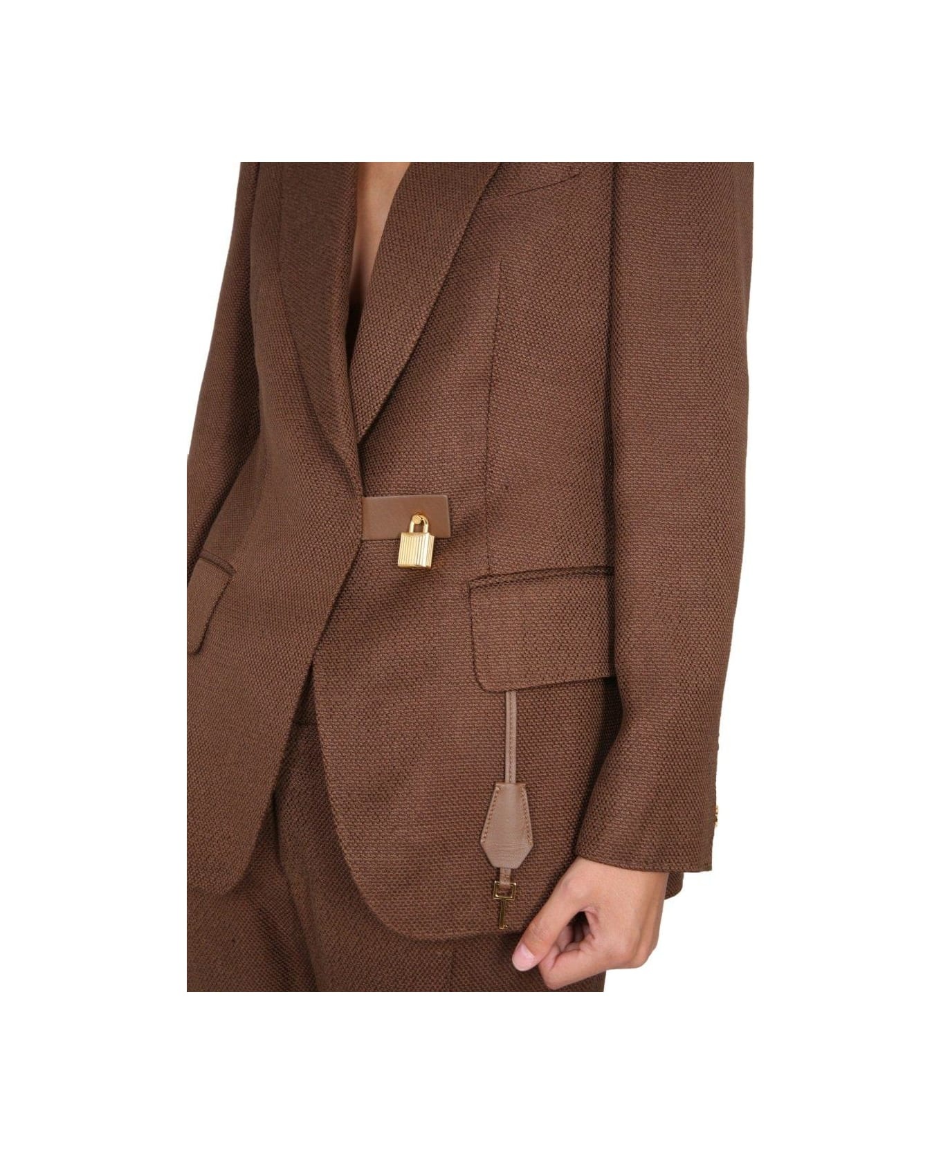 Padlock Singlebreasted Blazer - 4