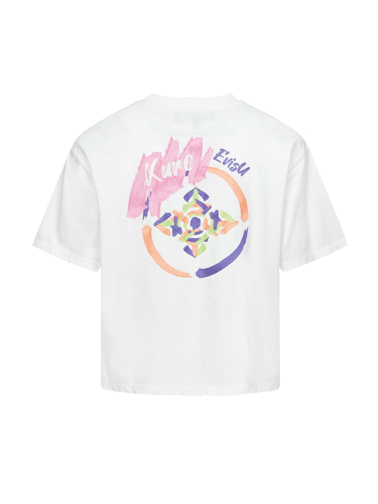 Brush Art Kamon Ruched Fashion Fit T-Shirt - 13