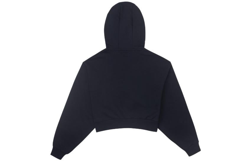 (WMNS) Converse Retro Chuck Full Zip Hoodie 'Black' 10025888-A01 - 2