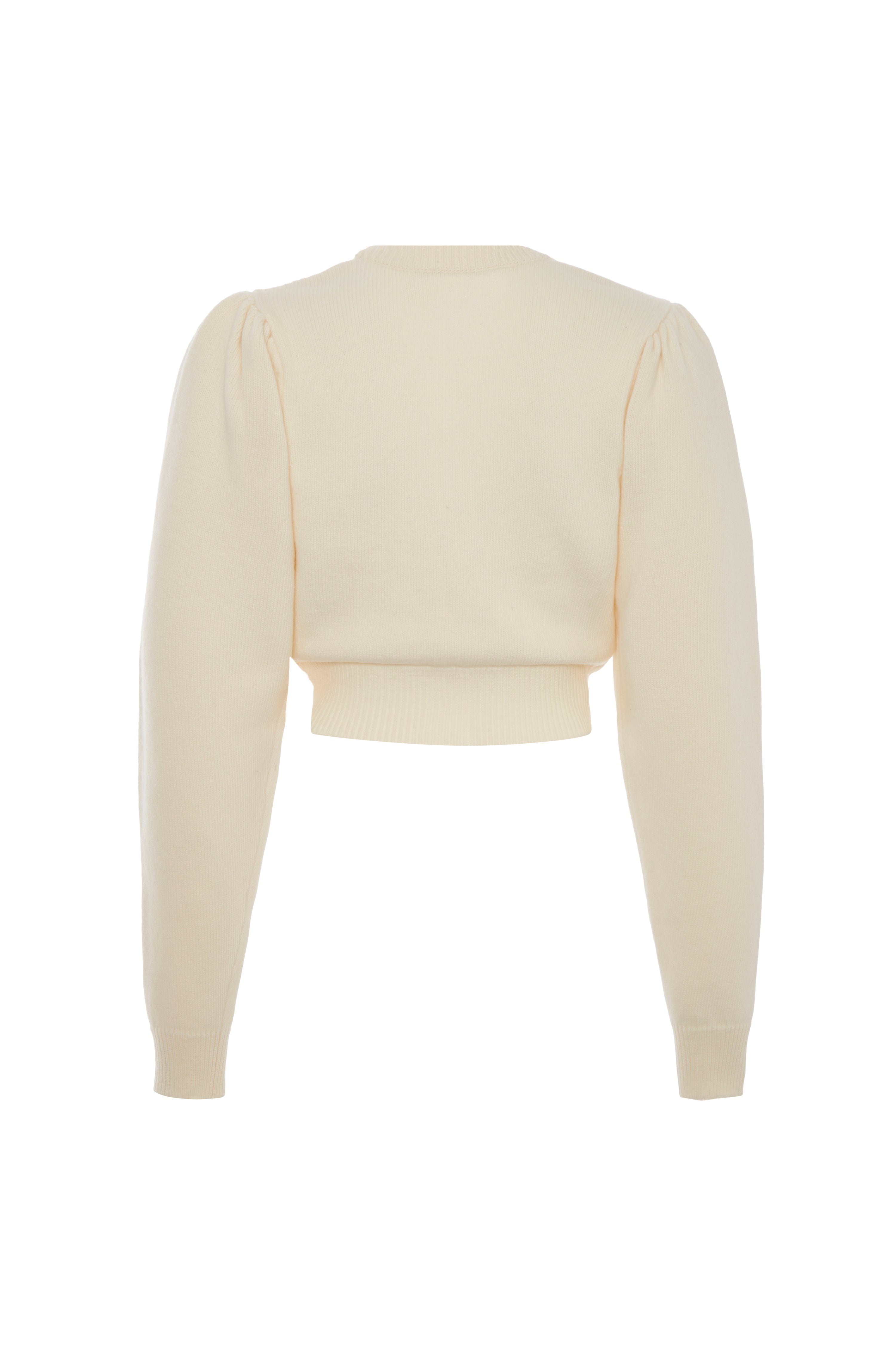 DIAMOND KNITTED CARDIGAN WITH EMBROIDERY - 2