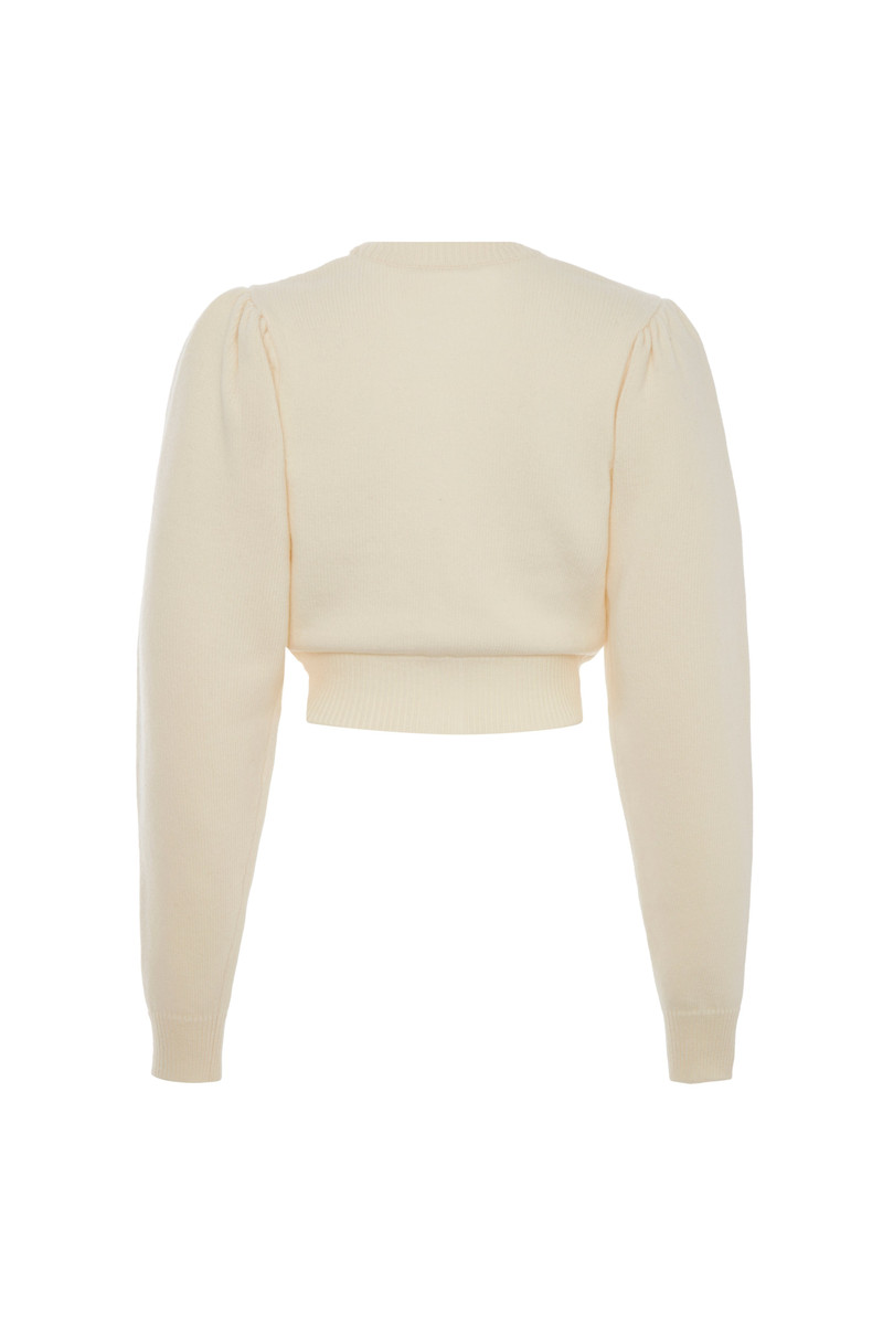 DIAMOND KNITTED CARDIGAN WITH EMBROIDERY 2