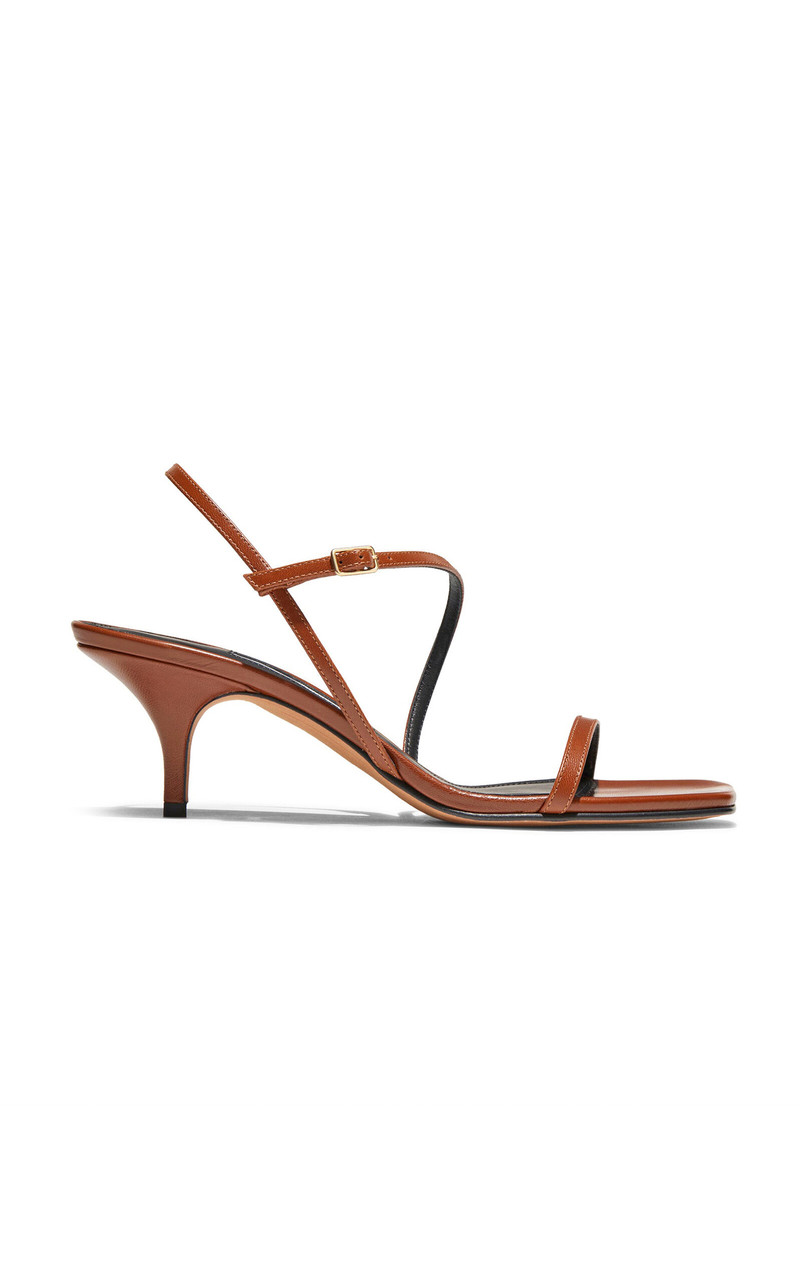 Emme Parsons Hugo Leather Sandals brown outlook