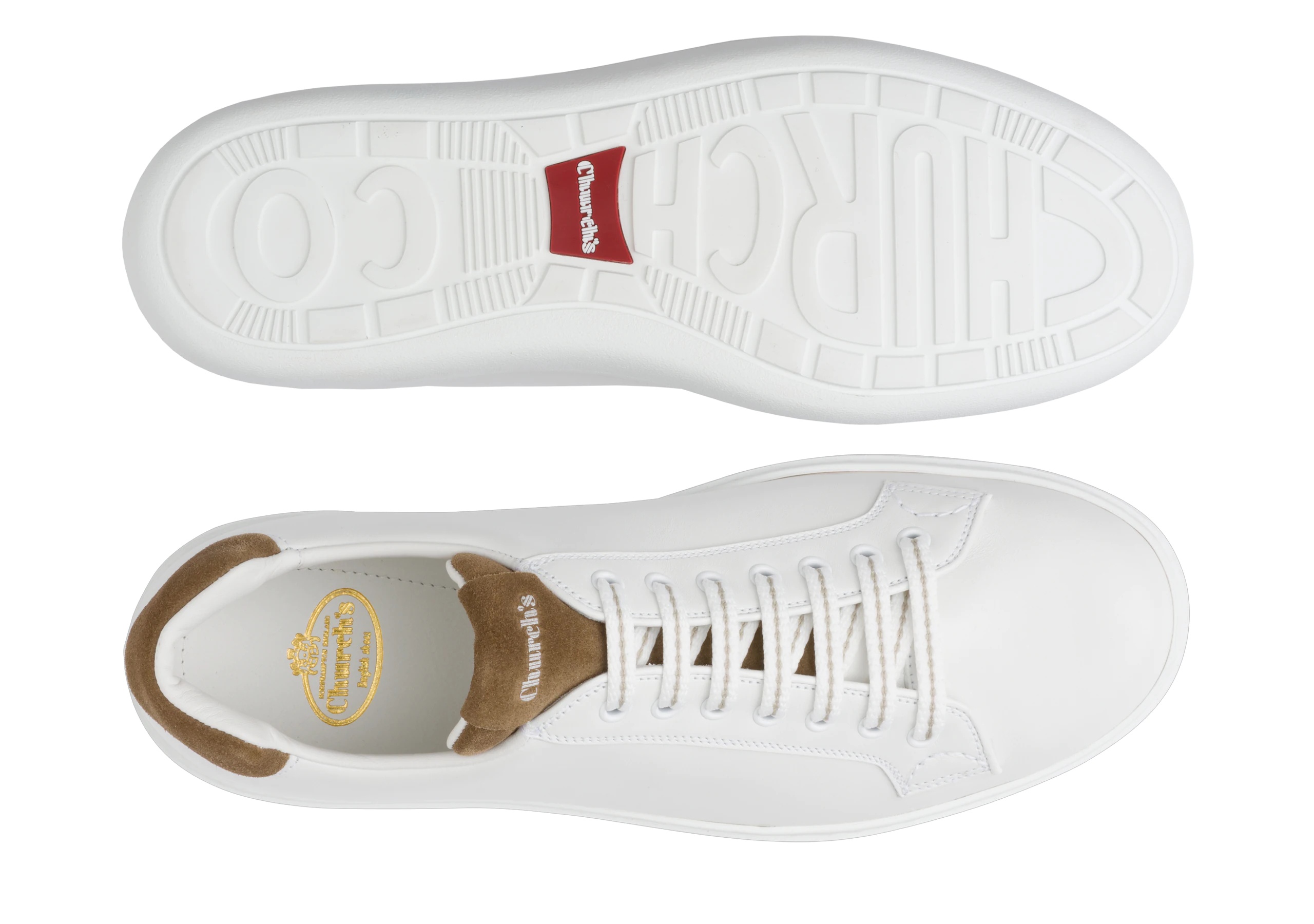 Boland plus 2
Calf and Leather Suede Classic Sneaker White/sigar - 3
