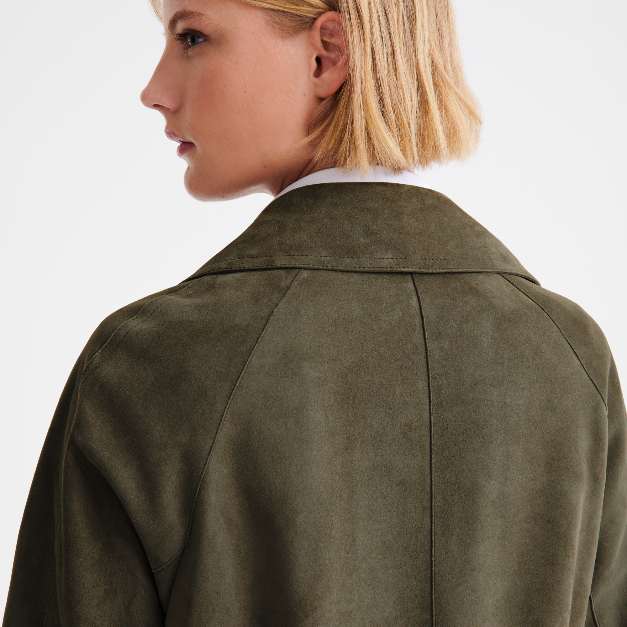 Safari jacket Khaki - Leather - 5