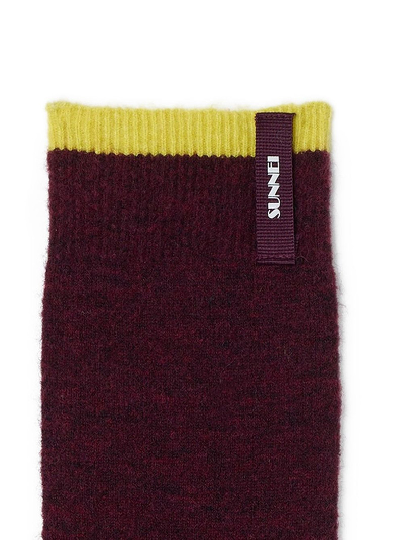 SUNNEI fingerless knit gloves outlook