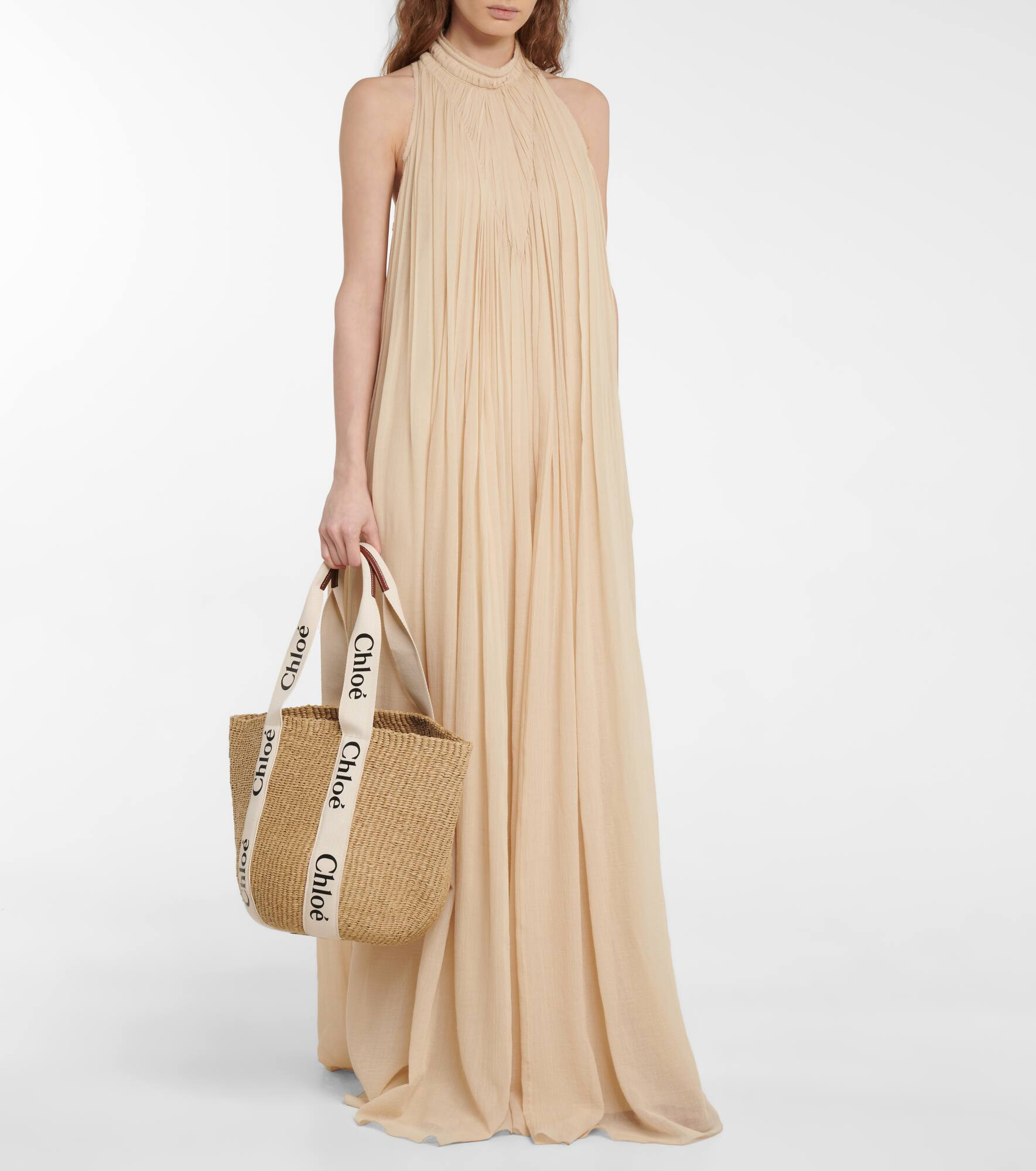 x Mifuko Woody Large raffia tote - 5
