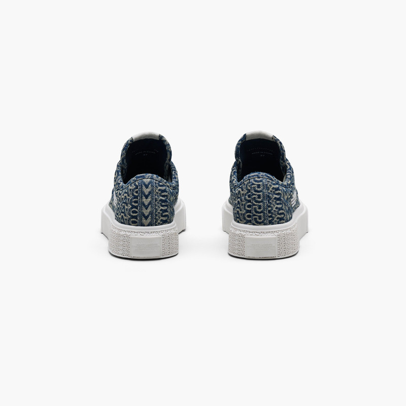 THE DENIM MONOGRAM SNEAKER 4