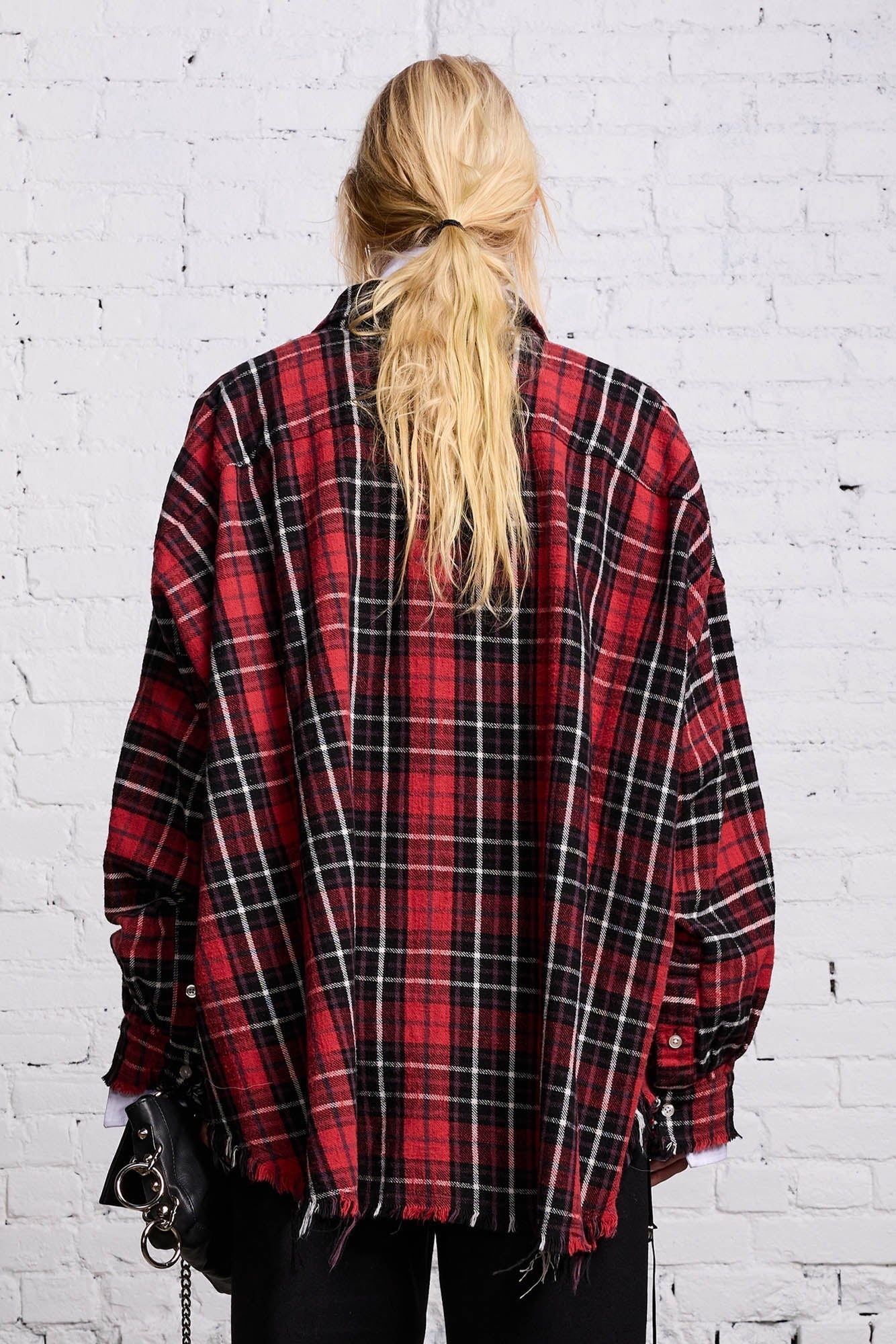 RELAXED WORKSHIRT - RED AND BLACK - 6