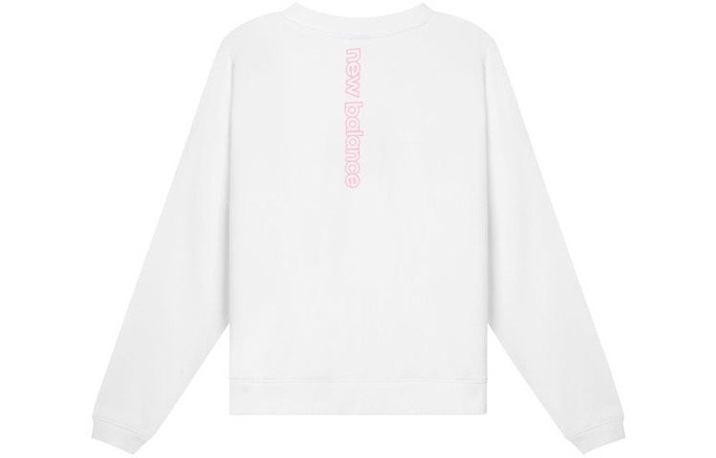 New Balance (WMNS) New Balance Letters Graphic Print Top 'White Purple' AWT12331-WT outlook