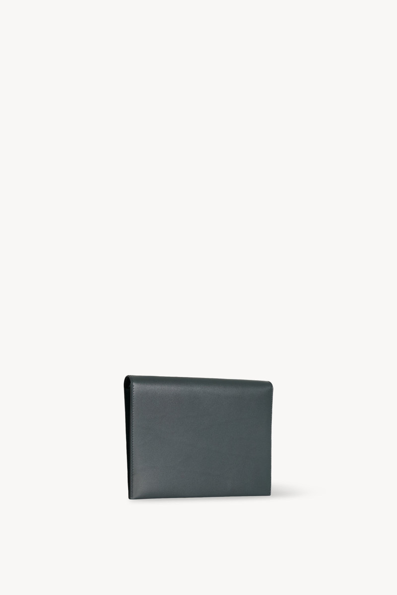 The Row Travel Pouch in Leather outlook
