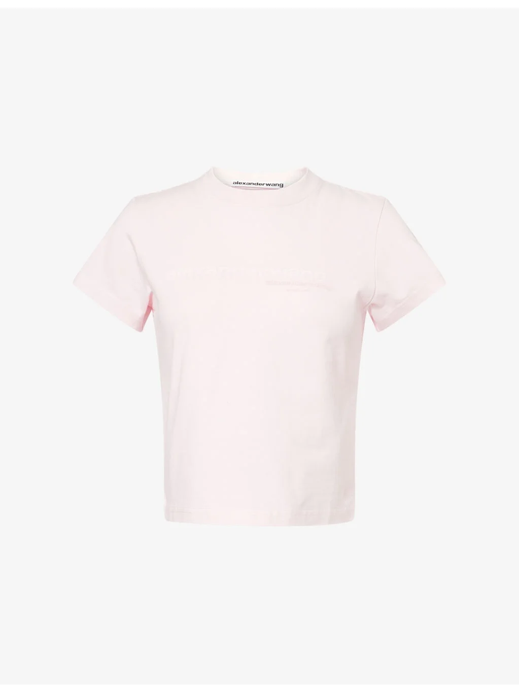 Shrunken Cropped Cotton-Jersey T-Shirt - 1