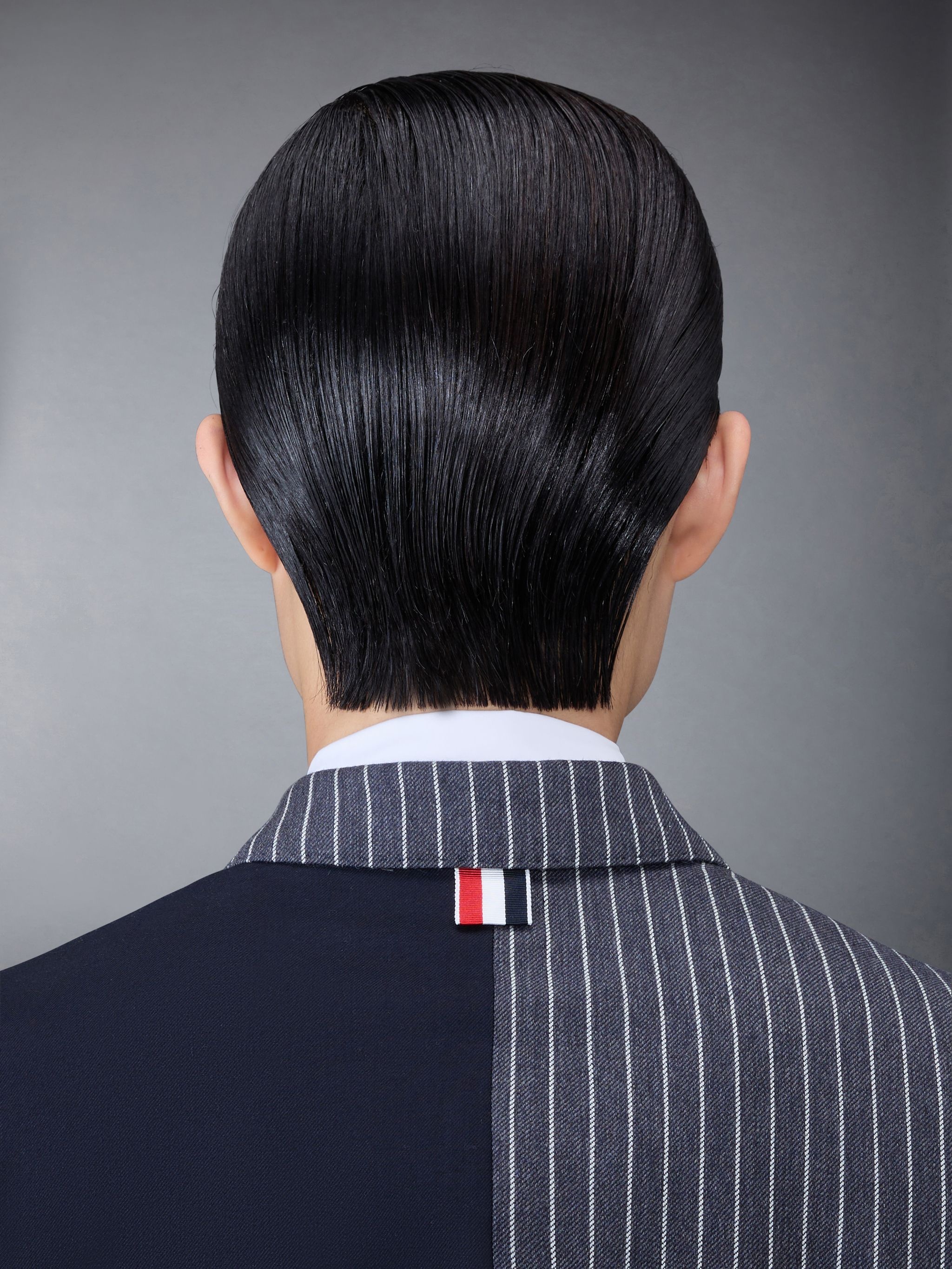 Fun-Mix Pinstripe and Super 120's Armband Double Breasted Classic Sport Coat - 4