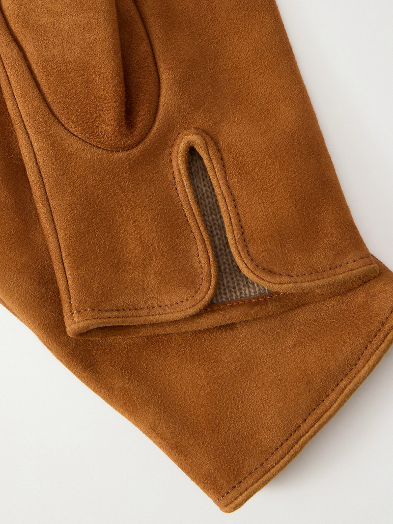 NOUR HAMMOUR Suede Gloves outlook