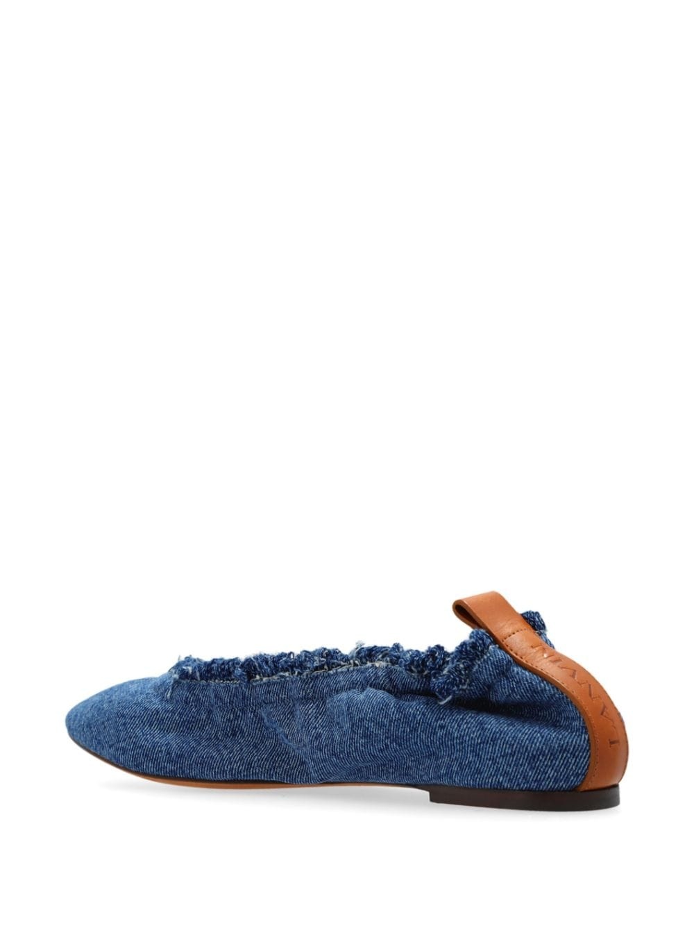 denim ballerina shoes - 3