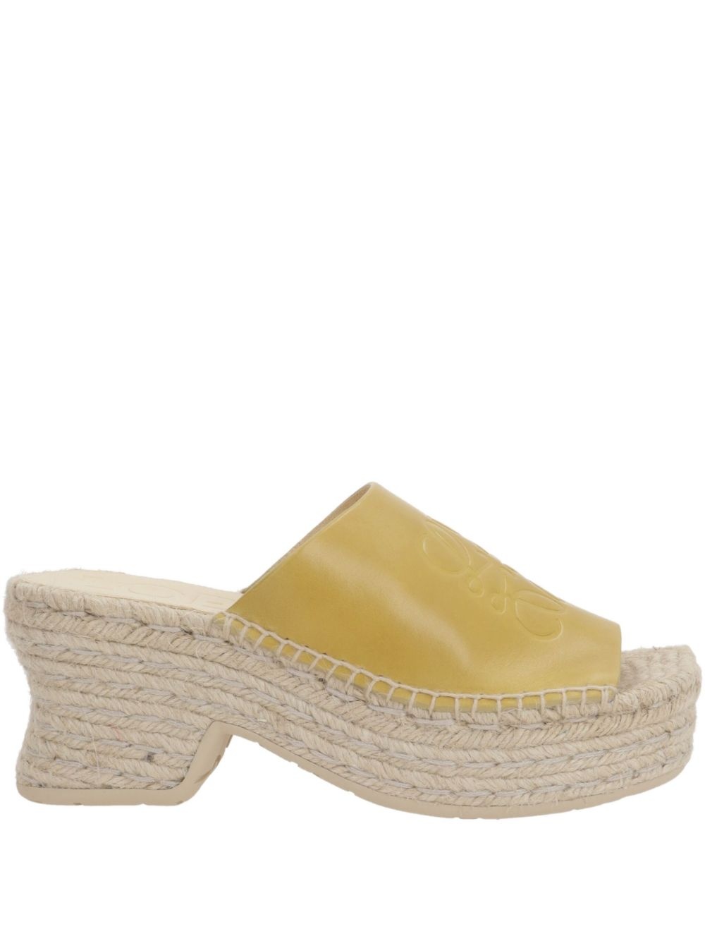 70mm leather sandals - 1